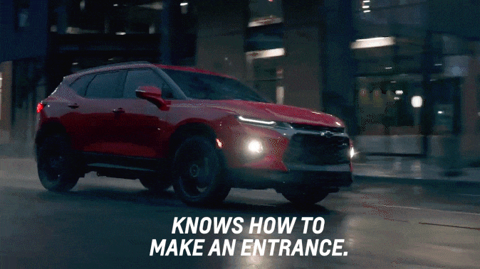 KNOWS HOW TO MAKE AN ENTRANCE.