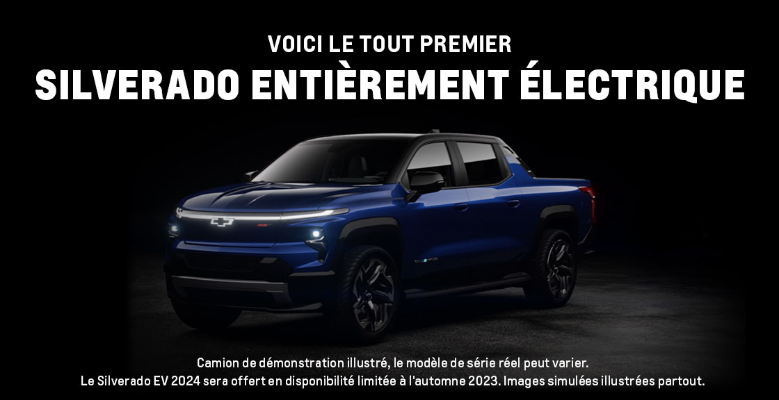 VOICI LE TOUT PREMIER SILVERADO ENTIÈREMENT ÉLECTRIQUE