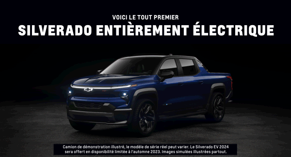 VOICI LE TOUT PREMIER SILVERADO ENTIÈREMENT ÉLECTRIQUE