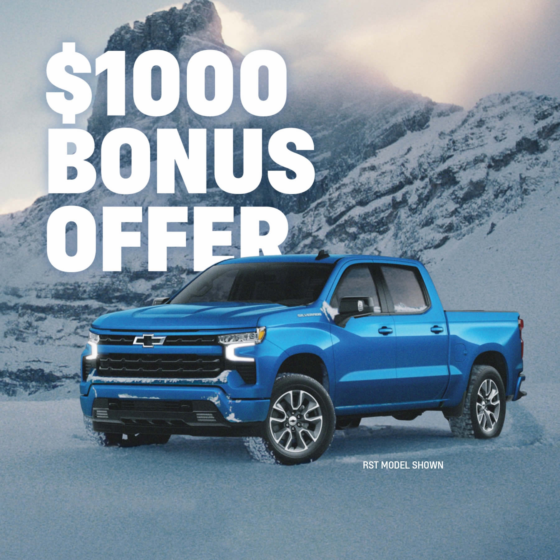 RST Model Shown - $1000 Bonus Offer